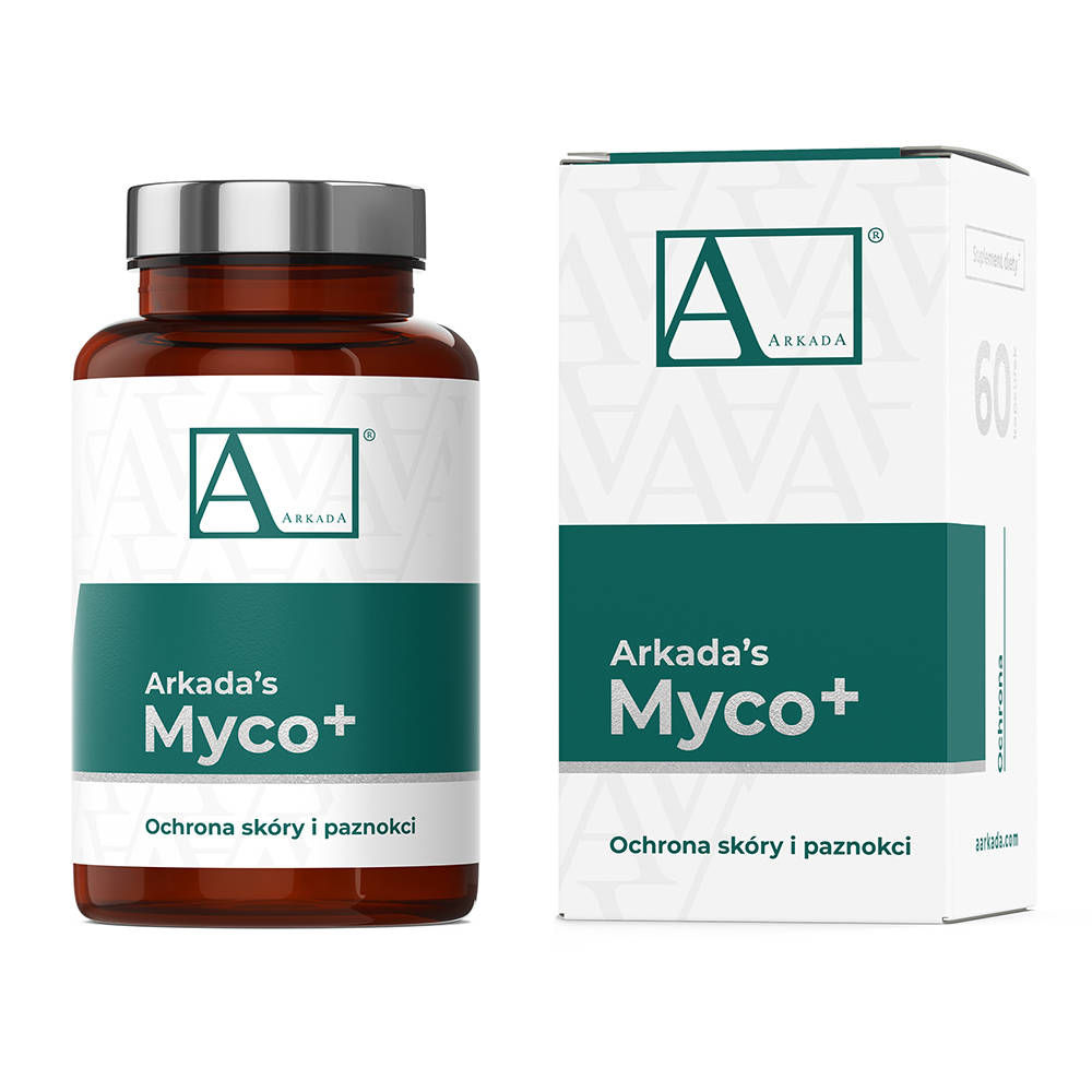 AArkada Myko+ suplement diety wzmacniający włosy, skórę i paznokcie