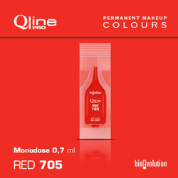 Bioevolution Red 705 Qline Pro 0.7ml monodose dye