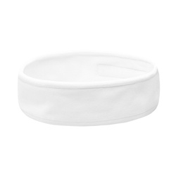 Cosmetic band velour white