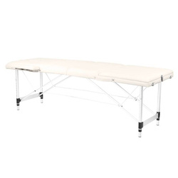 Folding massage table aluminum comfort activ fizjo 3 segment cream