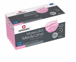 Medical protective masks pink 50 pieces disposable masks
