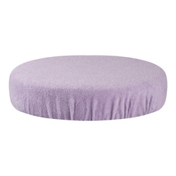 Terry cloth cover for stool purple