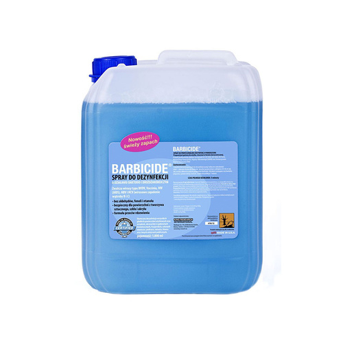 Barbicide spray do dezynfekcji wszystkich powierzchni zapachowy - uzupełnienie 5 l KRÓTKI TERMIN 04.2023