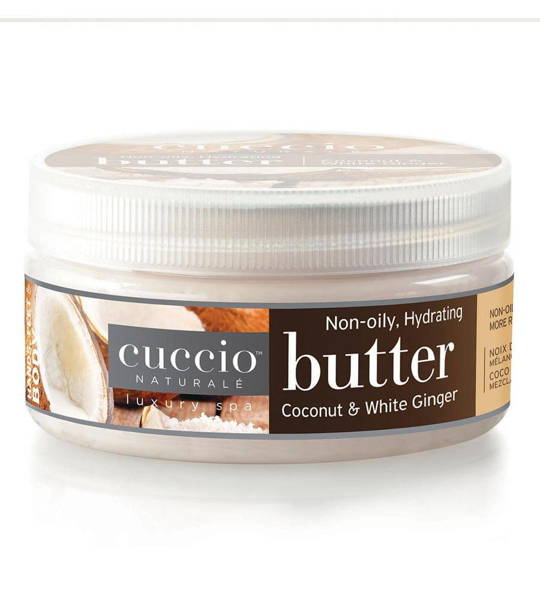 Cuccio Naturale Hand, Foot and Body Butter Coconut and Ginger 226 g