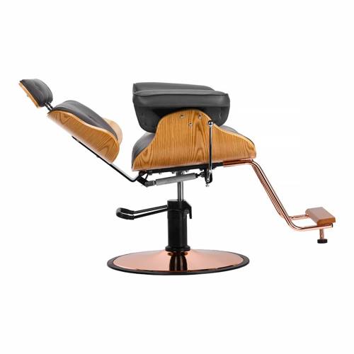 Gabbiano hairdressing chair florence with adjustable headrest grey