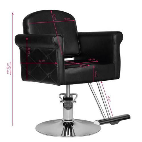 Hair system hairdressing chair hs69 black