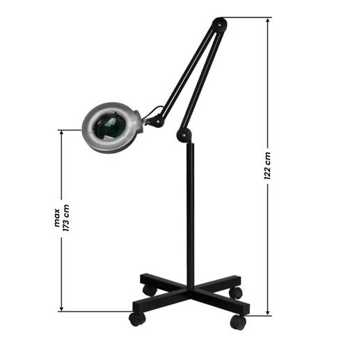 Magnifying lamp s4 + tripod black