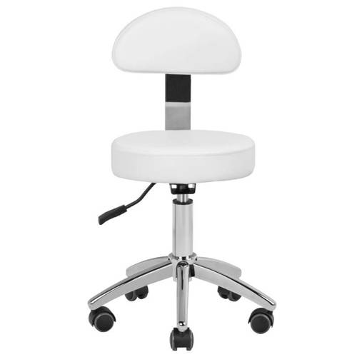 Pedicure cosmetic stool 304-p white