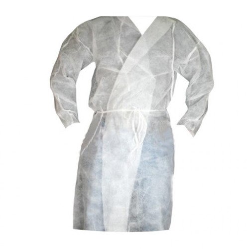 Protective apron made of fiseline, non-sterile. Size L