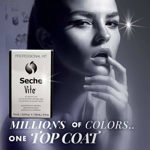 Seche Vite Top Coat 14ml + 118ml refill