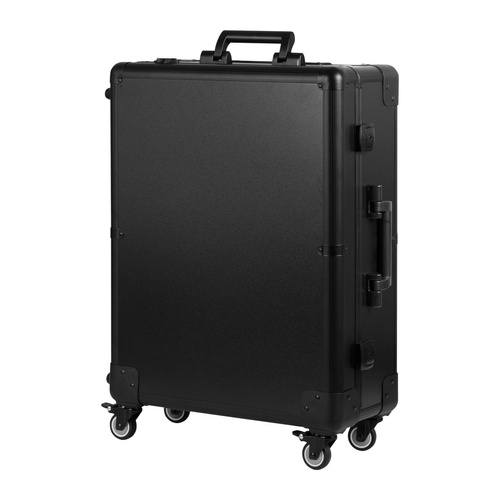 Trunk portable stand with speakers black