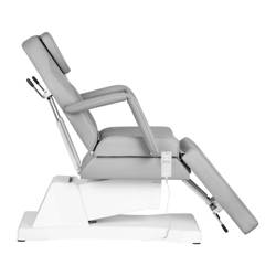 Beautician chair electric soft 1 siln. gray