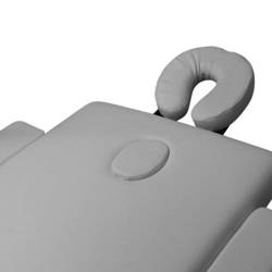 Folding massage table aluminium comfort activ fizjo 2 segment grey