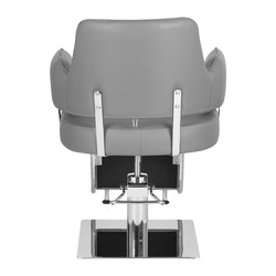 Gabbiano hairdressing chair linz silver grey
