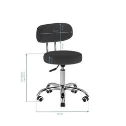 Pedicure cosmetic stool a-007 black