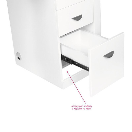 Cosmetic desk 310 white right