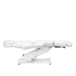 Electric cosmetic chair sillon classic 3 motors with cradle pedi white