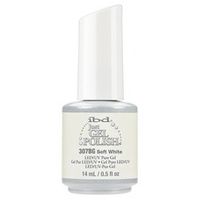 Lakier hybrydowy IBD Just Gel Polish Soft White 14ml