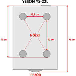 Autoklaw Yeson serii YS 22L Silver Line klasa B