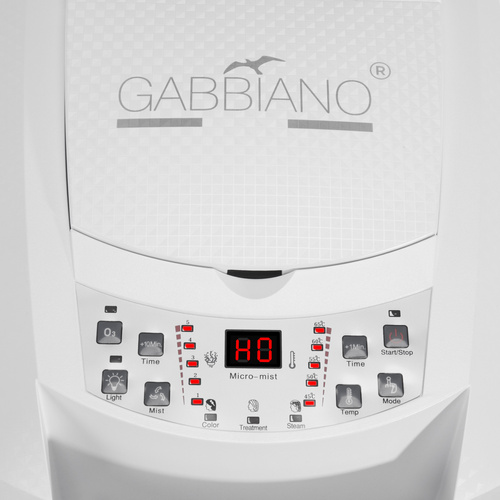 Gabbiano hairdressing sauna standing 408d white with active ozone