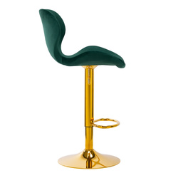 4rico bar hocker qs-b15 velvet green