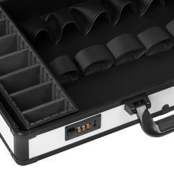 Barber case white and black