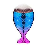Dusting brush fish powder violet blue
