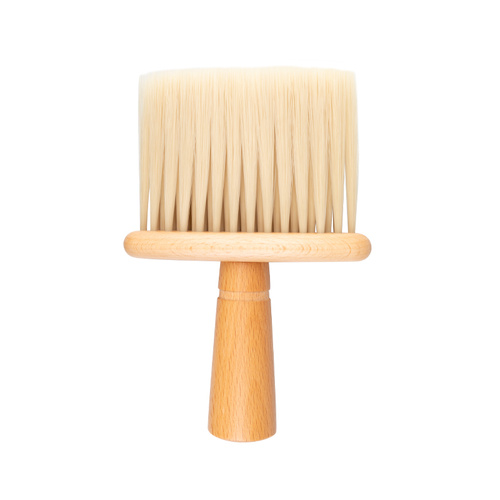 Wooden neck hairdresser's brush
