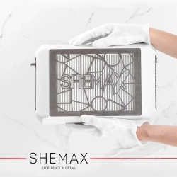 SheMax Style XS White - Pochłaniacz pyłu do manicure w kolorze białym