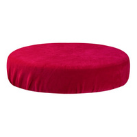 Stool cover velour fuchsia