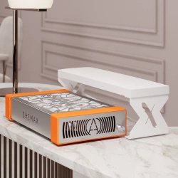 SheMax Style Pro Neon Orange - Manicure dust absorber in neon orange
