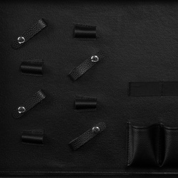 Barber case white and black
