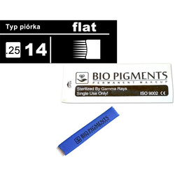 Piórko Flat 14/025 do microbladingu, tatuażu