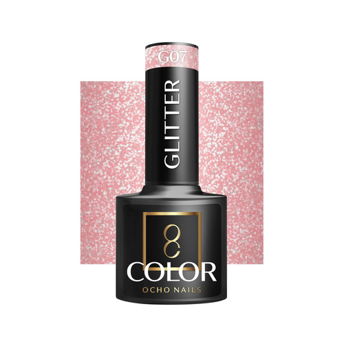 Ocho nails lakier hybrydowy glitter g07 -5 g