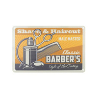 Decorative barber board b001