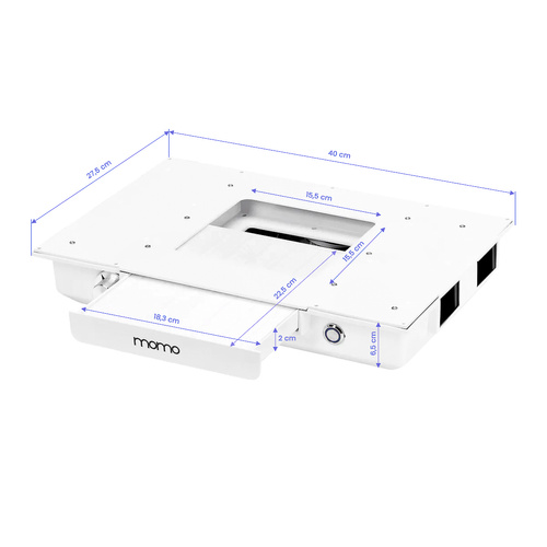 Cosmetic desk momo 05-sl with absorber