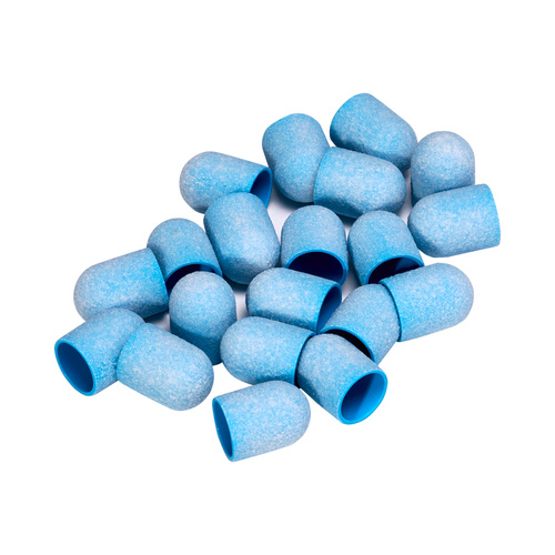 Exo blue med abrasive cap 13mm /150 20pcs med cap