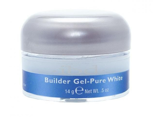 Żel budujący do paznokci ibd Builder Pure White 14g - Żel czysto biały
