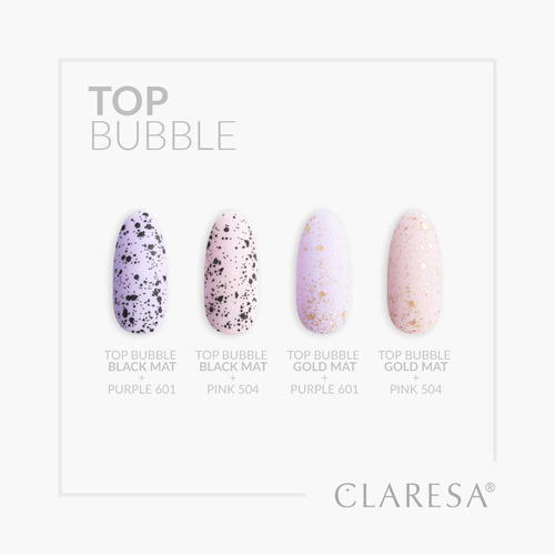 Claresa top bubble gold matt no wipe -5g