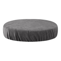 Stool cover velour grey