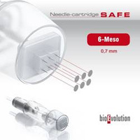 BIOEVOLUTION needle/cartridge 6-meso 0.7 SAFE METAL