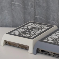 SheMax X-PRO White - Manicure dust absorber in white