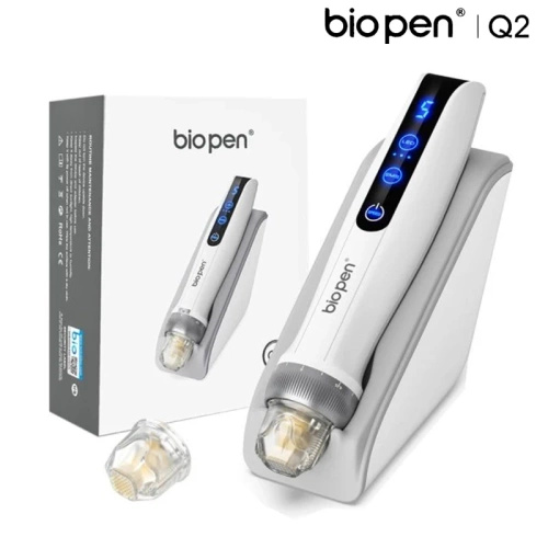 Bio Pen Q2 – dermapen 4w1 z EMS, terapią LED i mikroigłowaniem MTS + 2 kartridże