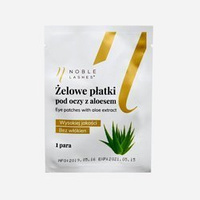 Płatki pod oczy do przedłużania rzęs z odżywczym wyciągiem z aloesu