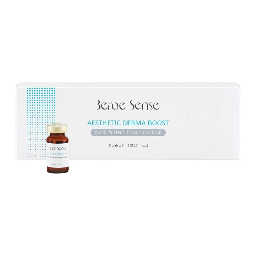 Ampułki do szyji i dekoltu Beroe Sense Aesthetic Derma Boost Neck & Décolletage Cocktail 5 x 5ml