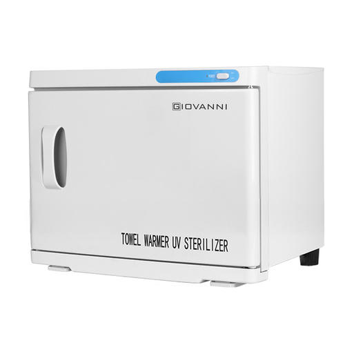 Towel warmer with uv-c sterilizer 23 l white