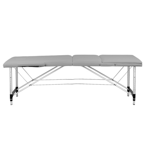 Folding massage table aluminium comfort activ fizjo 3 segment grey
