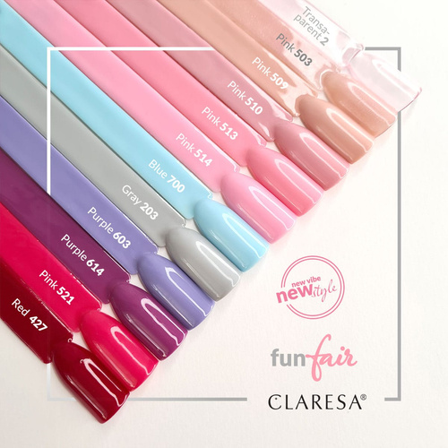 Claresa lakier hybrydowy pink 513 -5g