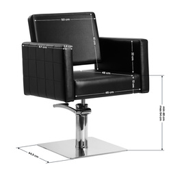 Gabbiano hairdressing chair ankara black