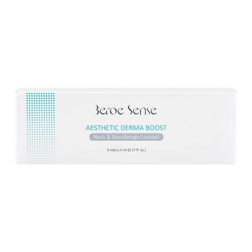 Ampułki do szyji i dekoltu Beroe Sense Aesthetic Derma Boost Neck & Décolletage Cocktail 5 x 5ml